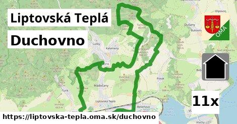 duchovno v Liptovská Teplá