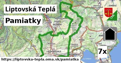 pamiatky v Liptovská Teplá