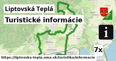 Turistické informácie, Liptovská Teplá