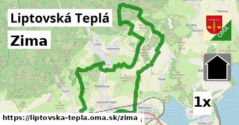 zima v Liptovská Teplá