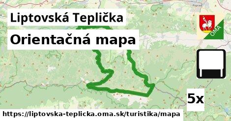 Orientačná mapa, Liptovská Teplička