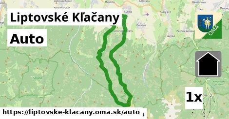 auto v Liptovské Kľačany