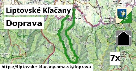 doprava v Liptovské Kľačany