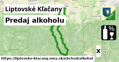 Predaj alkoholu, Liptovské Kľačany