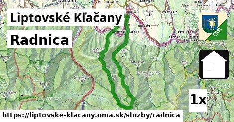 Radnica, Liptovské Kľačany