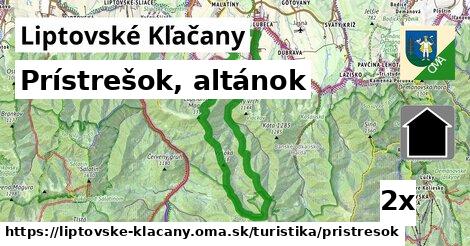 Prístrešok, altánok, Liptovské Kľačany