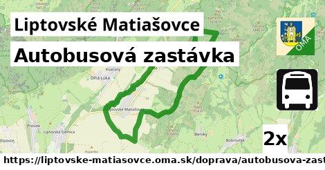 Autobusová zastávka, Liptovské Matiašovce