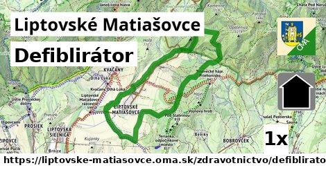 Defiblirátor, Liptovské Matiašovce