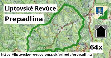Prepadlina, Liptovské Revúce
