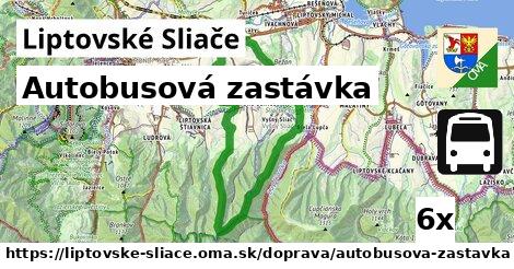 Autobusová zastávka, Liptovské Sliače