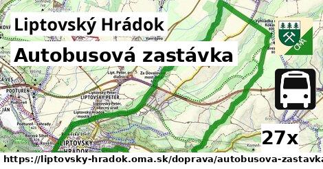 Autobusová zastávka, Liptovský Hrádok