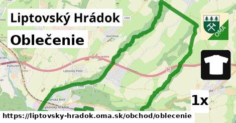 Oblečenie, Liptovský Hrádok