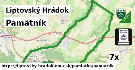 Pamätník, Liptovský Hrádok