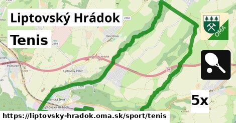 Tenis, Liptovský Hrádok