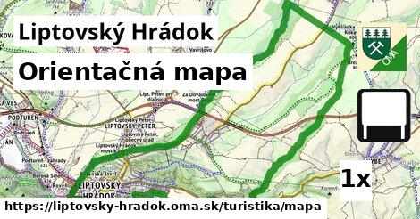 Orientačná mapa, Liptovský Hrádok