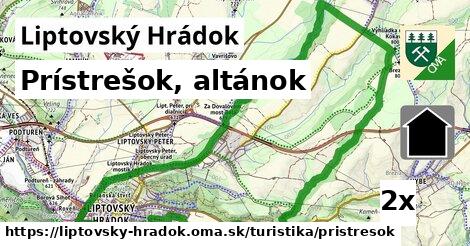 Prístrešok, altánok, Liptovský Hrádok