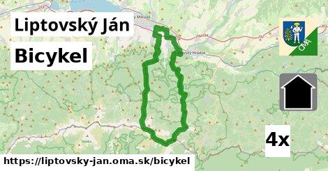 bicykel v Liptovský Ján