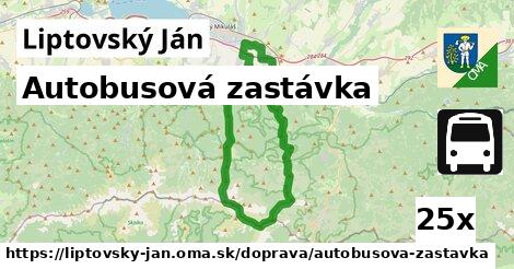 Autobusová zastávka, Liptovský Ján