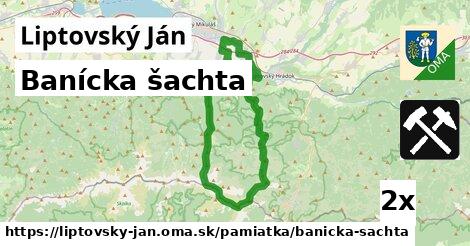 Banícka šachta, Liptovský Ján