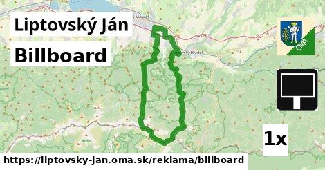 Billboard, Liptovský Ján