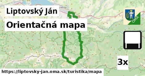 Orientačná mapa, Liptovský Ján