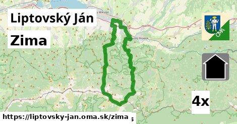 zima v Liptovský Ján