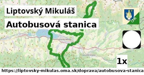 autobusová stanica v Liptovský Mikuláš