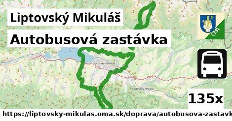 Autobusová zastávka, Liptovský Mikuláš