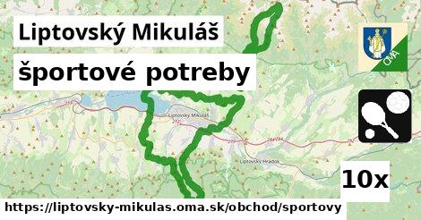 športové potreby, Liptovský Mikuláš