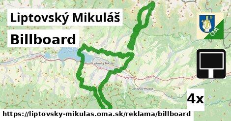 billboard v Liptovský Mikuláš