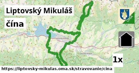 čína, Liptovský Mikuláš