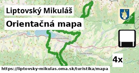 Orientačná mapa, Liptovský Mikuláš