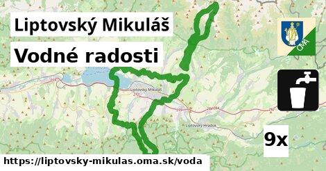 vodné radosti v Liptovský Mikuláš