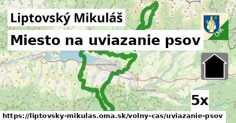 miesto na uviazanie psov v Liptovský Mikuláš