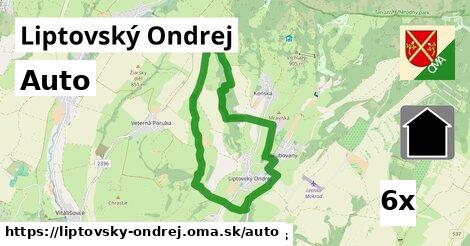 auto v Liptovský Ondrej