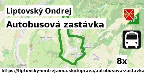 Autobusová zastávka, Liptovský Ondrej