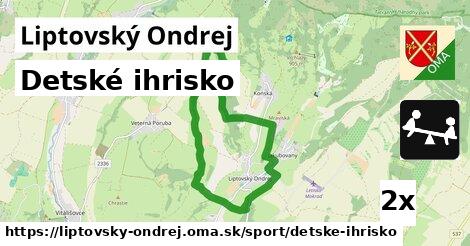 Detské ihrisko, Liptovský Ondrej