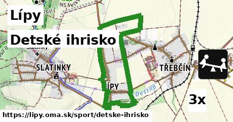 detské ihrisko v Lípy