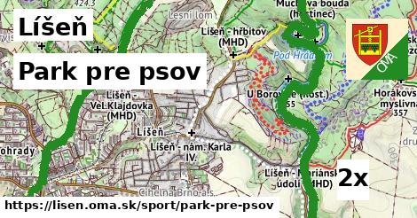Park pre psov, Líšeň