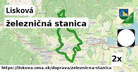 železničná stanica, Lisková