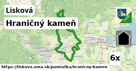 Hraničný kameň, Lisková