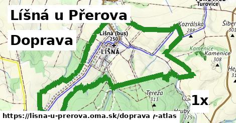 doprava v Líšná u Přerova