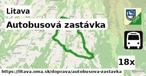 Autobusová zastávka, Litava