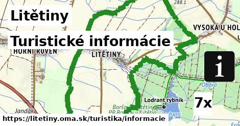 Turistické informácie, Litětiny