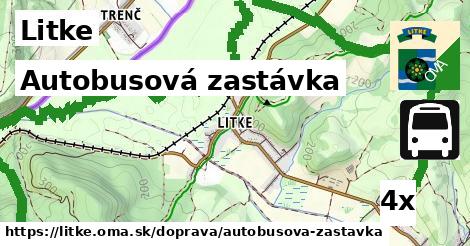 Autobusová zastávka, Litke