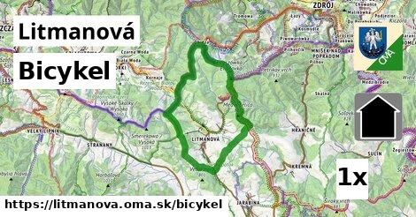 bicykel v Litmanová