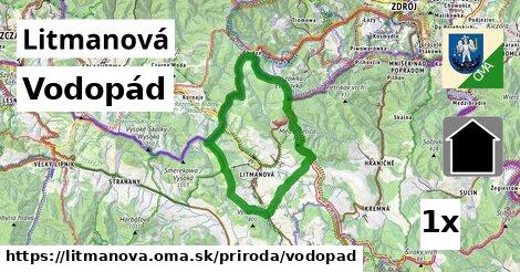 vodopád v Litmanová