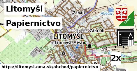 papiernictvo v Litomyšl