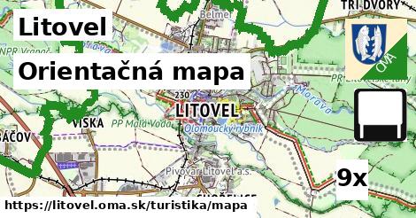 Orientačná mapa, Litovel