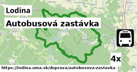 Autobusová zastávka, Lodina